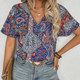 Livia - Lockeres Sommer-Paisley-Top