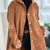 Cordia™ - Bequeme Cord-Jacke mit Kapuze