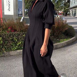 Karolin | Bequemes Langes Kleid