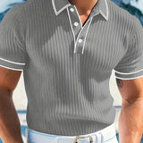 Emilio™ - Herren maßgeschneiderte gerippte Polo