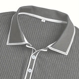 Emilio™ - Herren maßgeschneiderte gerippte Polo