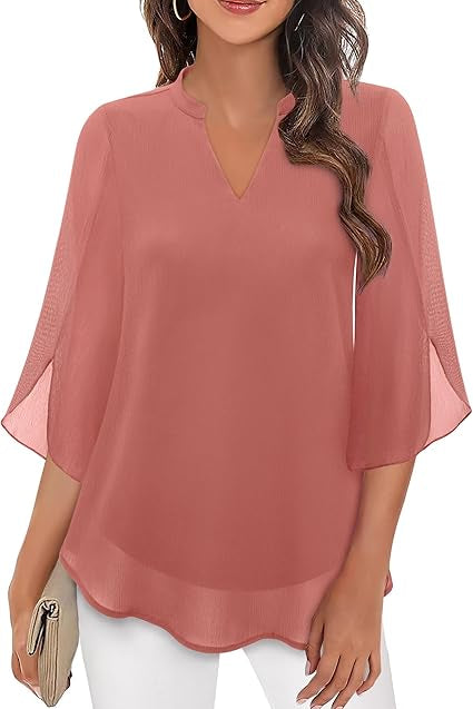 Annelyn | Luxe Geschichtete Bluse