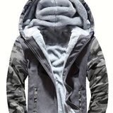 Noah - Warme Herren Fleecejacke Mit Kapuze