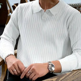 Brit & Boho™️ | Geripptes Strickpullover-Shirt