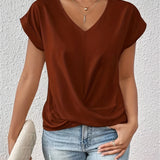 Cleo™ - Lässiges T-Shirt mit Sweetheart-Ausschnitt