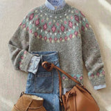 Eleanor | Klassischer nordischer Erbe Strickpullover