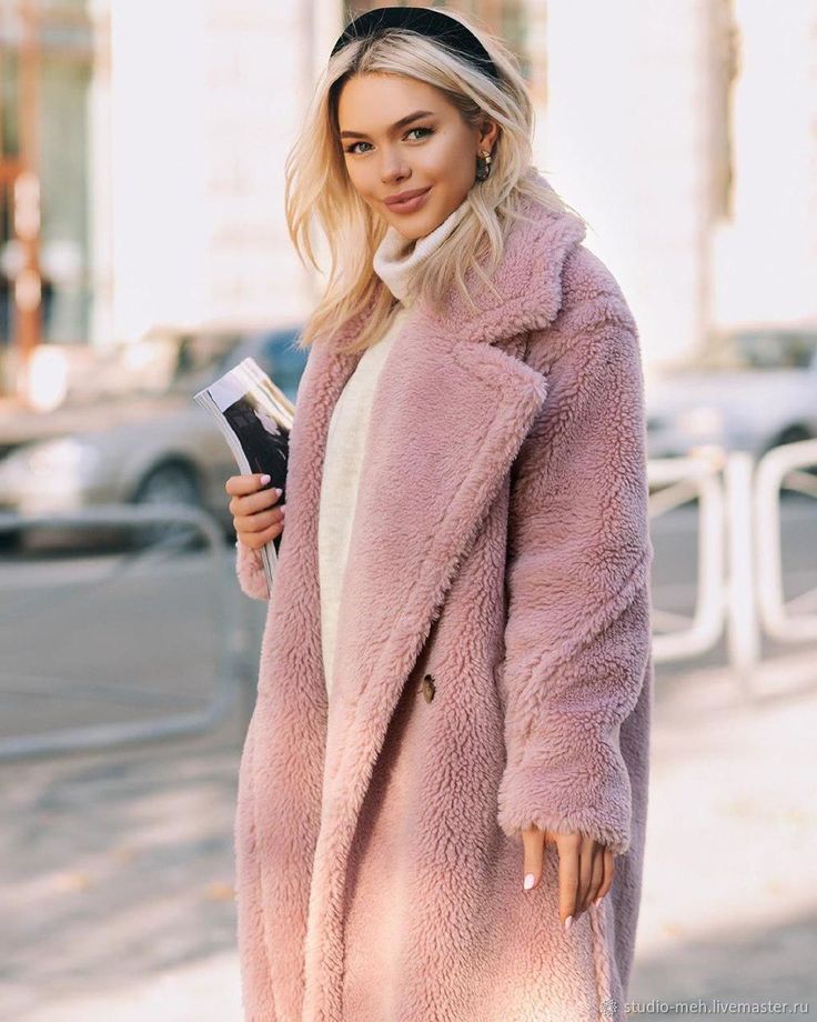 Zoe - Langer Teddymantel