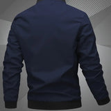 Finn - Lässige Bomberjacke Mit Gesticktem Buchstaben Für Männer