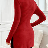 Sarah - Eleganter Langärmeliger Pullover Mit Schmaler Passform Für Den Herbst