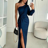 Alison - Elegantes Schlitz-Maxikleid