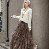 Cecil™ - Stilvoller Mesh-Layered Tutu-Rock