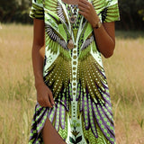 JULIA – Lebhaftes Kleid im Bohemian-Stil
