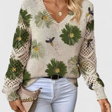 Deborah™ - Lässiger Floral-Pullover