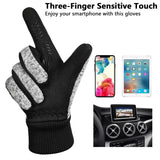 Herren Touchscreen-Fahrradhandschuhe mit rutschfestem Design