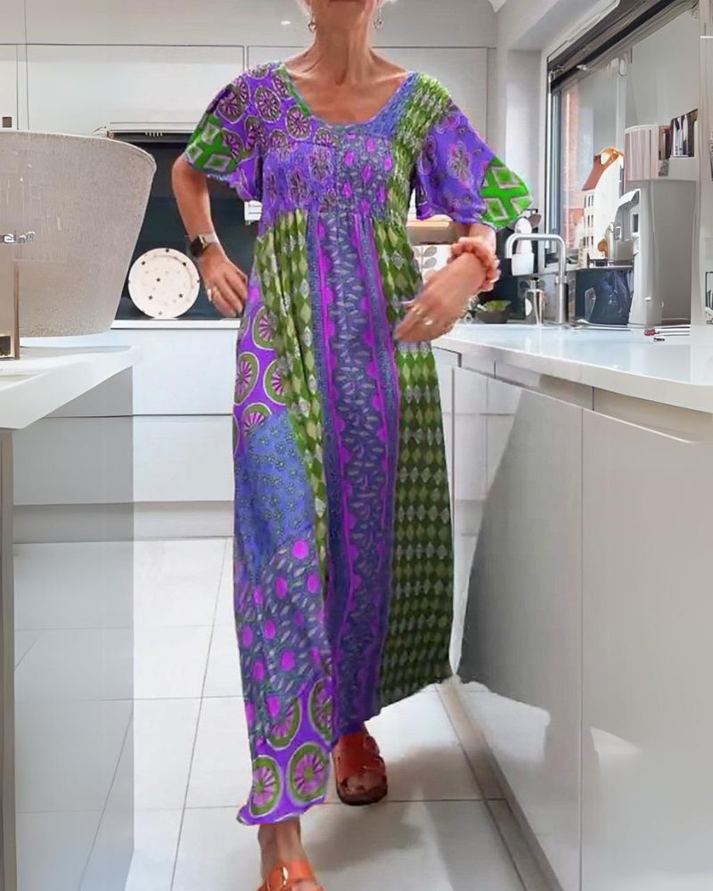 Melania™ - Buntes Bohemian Kleid
