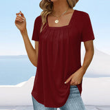 Mindy™ - Elegante Faltenbluse