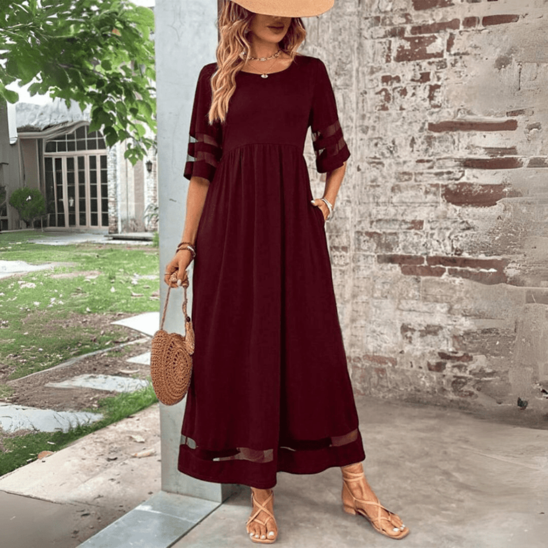 Zora | Klassisches Elegantes Maxikleid