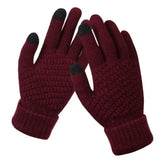 Gestrickte Touchscreen-Handschuhe für Damen