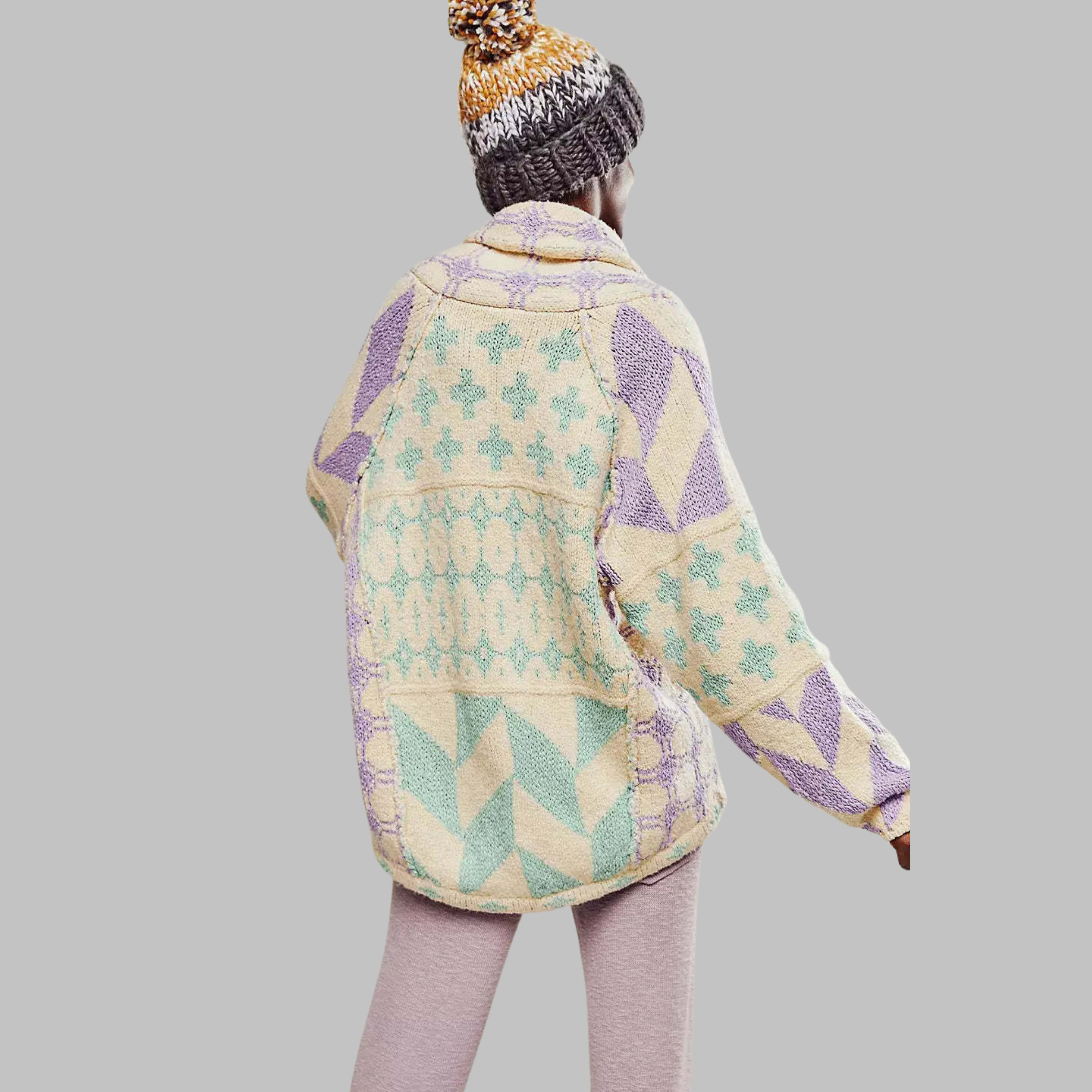 Portia™ - Vintage Oversized Cardigan
