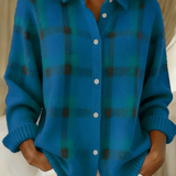 Tesa | Gemütlicher Karopullover Cardigan