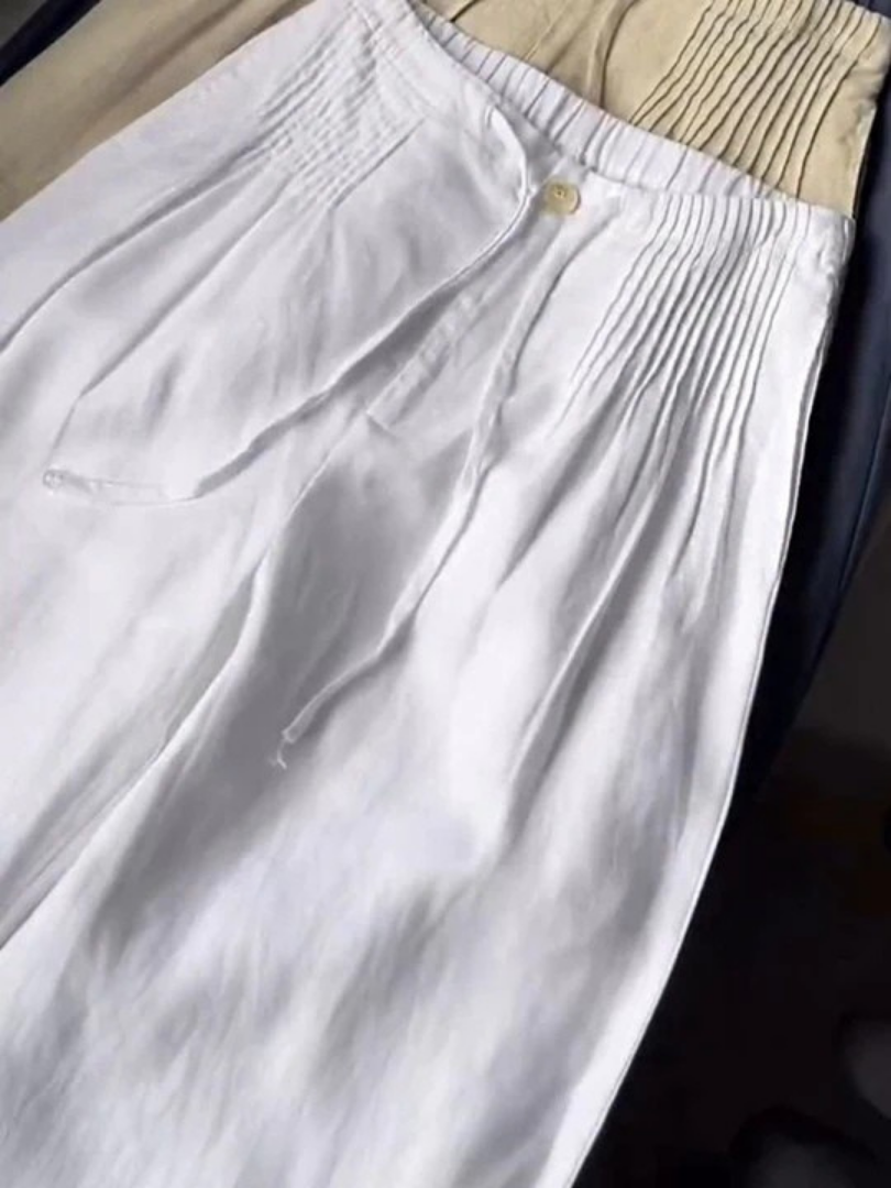 Camille | Damen weite Hose mit Tunnelzug