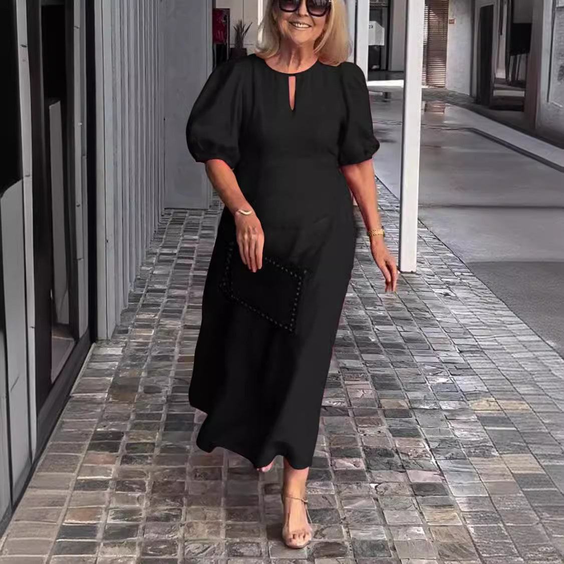 Juliana - Elegantes Kleid mit Puffärmeln