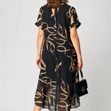 Hanna™ - Elegantes Chiffonkleid
