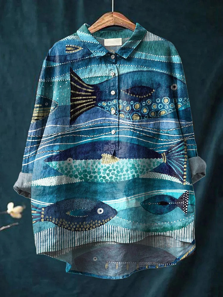 Jax™ - Ozean Kunst Shirt