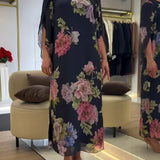 Leichtes Maxikleid mit floralem Druck für ultimativen Komfort