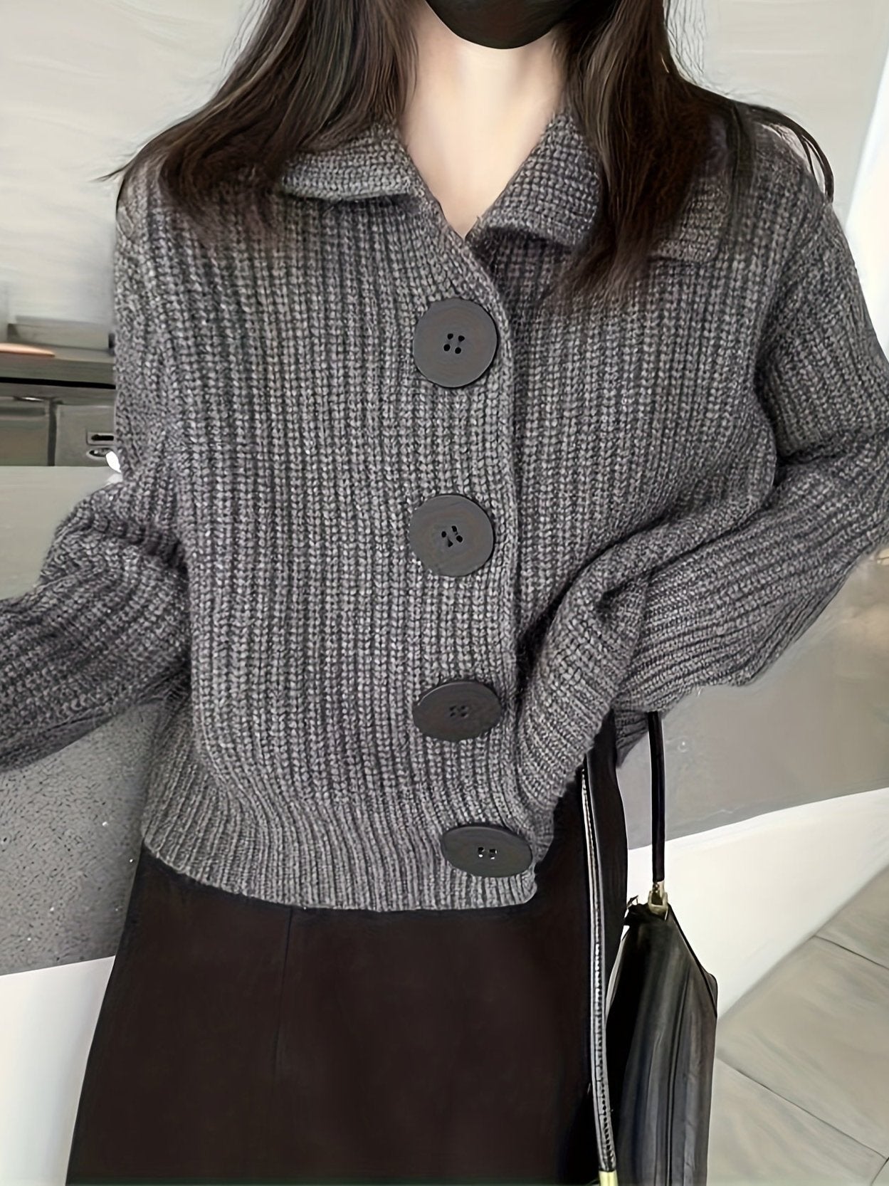 Isla™ - Strickjacke mit Rippstrick
