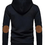 Emanuele - Männer Waffel Casual Hoodies