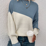 Zelda™ - Eleganter Color Block Pullover