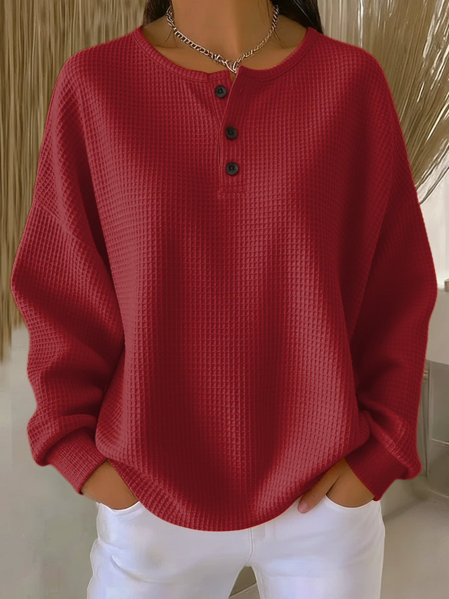 Anne | Lässiger Pullover mit Kragen