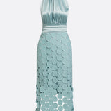 Céline | Damen Halter Midi Kleid