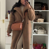 Zoe - Langer Teddymantel