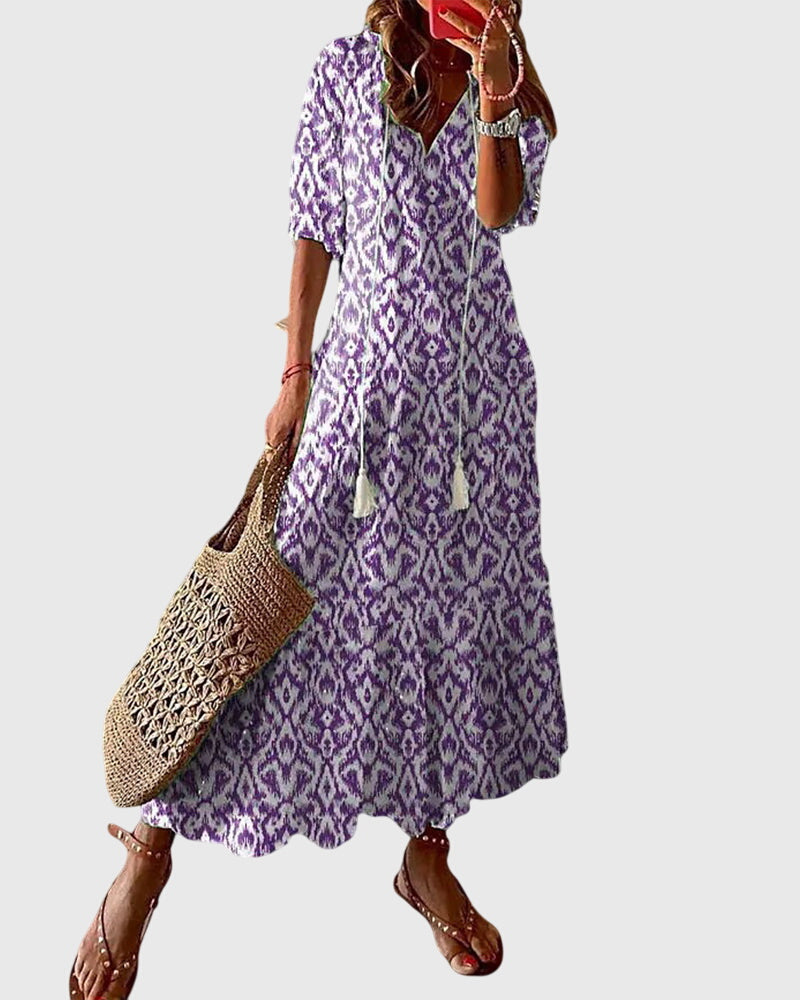 Amalia™ | Retro Bohemian Sommerkleid