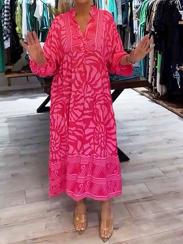 Carmilla - Lebhaftes Bedrucktes Kleid