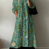 Elegantes Kleid mit Blumenmuster Paula