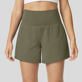 Luigia - 2 In 1 Yoga Shorts Mit Hoher Taille