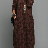 Lea - Lässiges Rundhals Winterkleid
