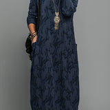 Lea - Lässiges Rundhals Winterkleid