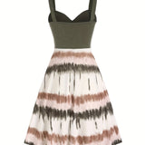 Gisele™ - Bequemes ärmelloses Sommerkleid mit Batikmuster