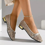 Damen Freizeit Slipper aus Spitze und Mesh