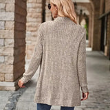 Neva™ - Eleganter Rippstrick-Cardigan mit langen Ärmeln