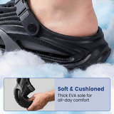 Herren Leichte 2-in-1 Sandalen – Rutschfest, Atmungsaktiver Komfort mit Dicke EVA-Sohle