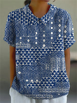 Mia-Martha | Bluse mit Tribalprint