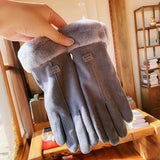 Warme Handschuhe mit Touchscreen