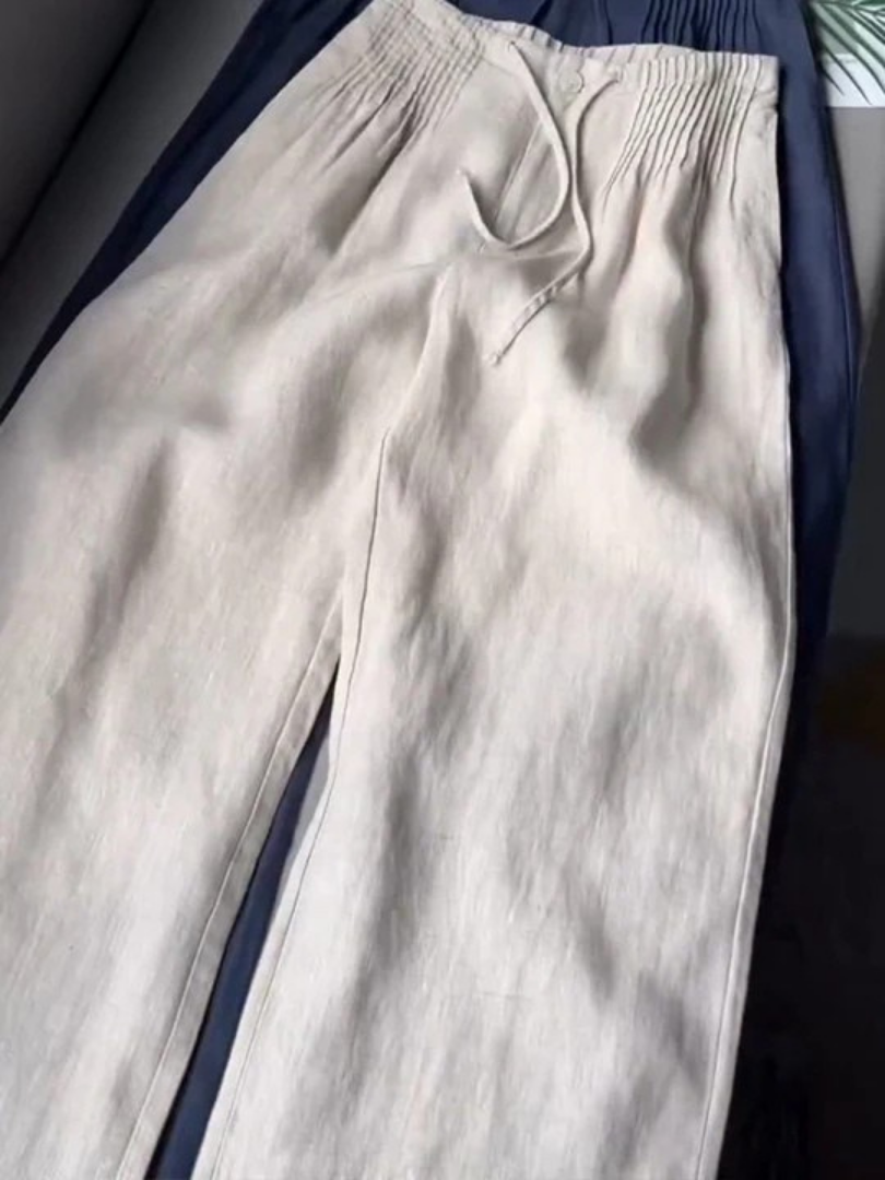 Camille | Damen weite Hose mit Tunnelzug