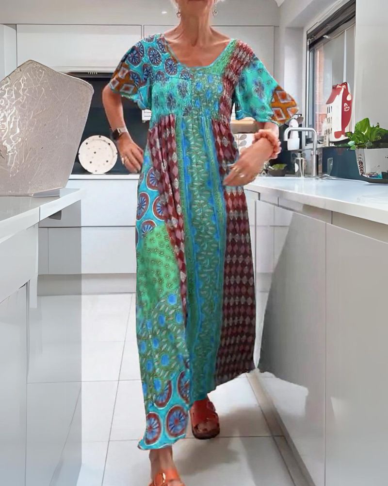 Melania™ - Buntes Bohemian Kleid