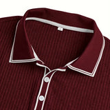 Emilio™ - Herren maßgeschneiderte gerippte Polo